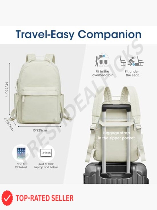 Nylon Backpack Lightweight Daypack Travel Work School Hiking Laptop Bag